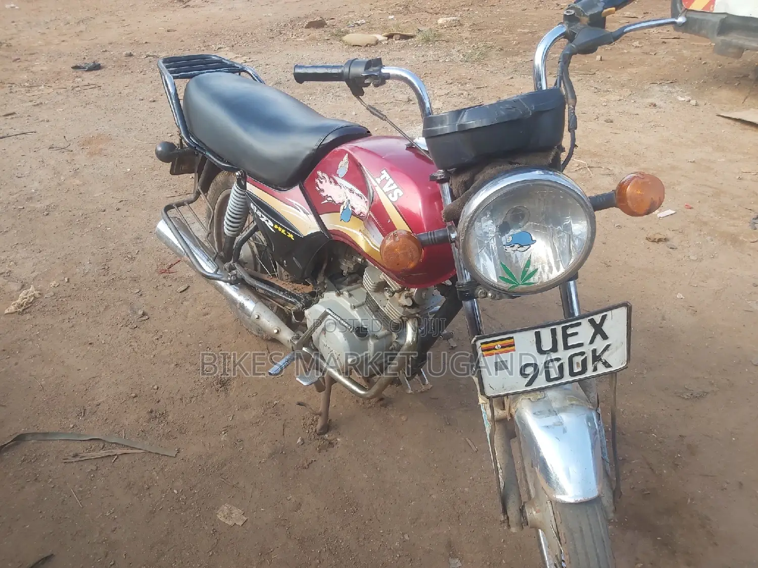 TVS XL 100 2018 Red