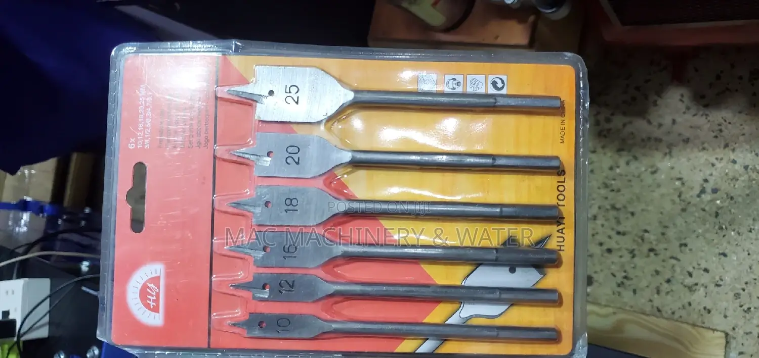 Wood Flat Bits Set