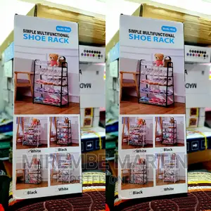 Metallic Shoe Rack