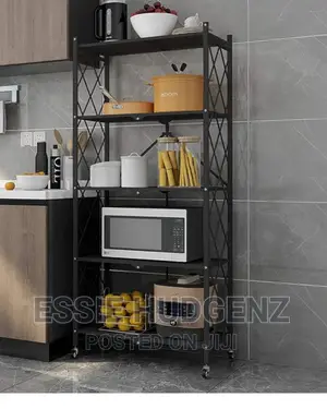 Folding Storage Rack With Wheels