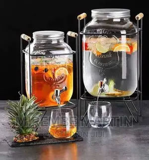 Portable Glass Juice Dispenser