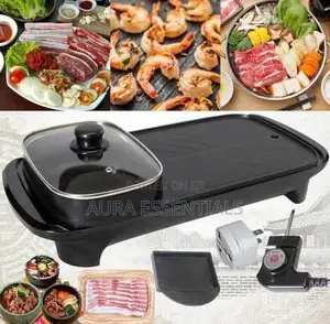2 in 1 Electric BBQ Grill and Hot Plate