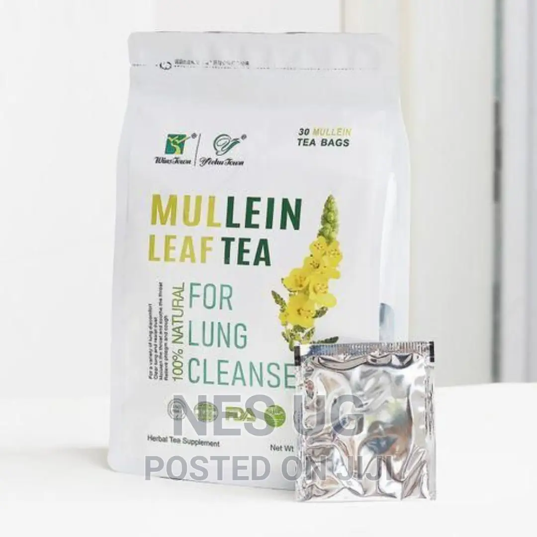 Organic Mulein Leaf Tea for Healthy Lungs Cleansing