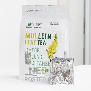 Organic Mulein Leaf Tea for Healthy Lungs Cleansing