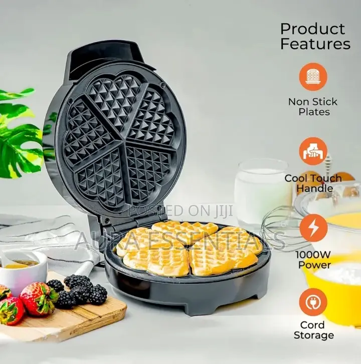New Heart Shaped Waffle Maker