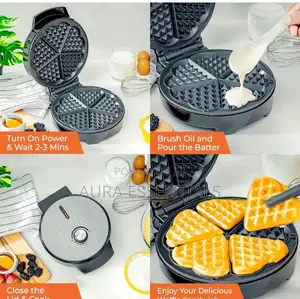 New Heart Shaped Waffle Maker