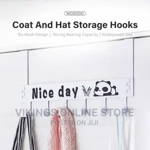 6 Hooks Storage Rack Organizer No Mark