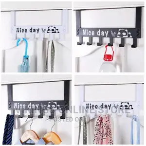 6 Hooks Storage Rack Organizer No Mark