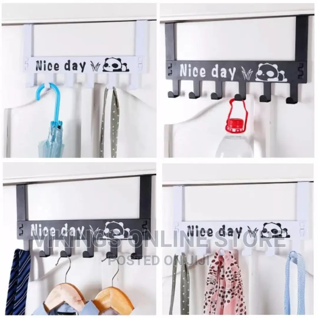 6 Hooks Storage Rack Organizer No Mark