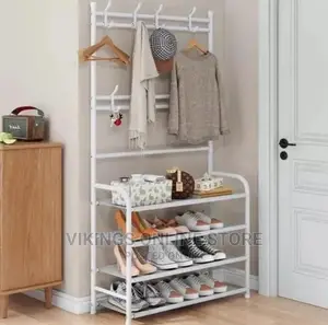 All-in-1 Shoe Rack/Coat Rack/Cap Scarf Bag Cloths Hanger