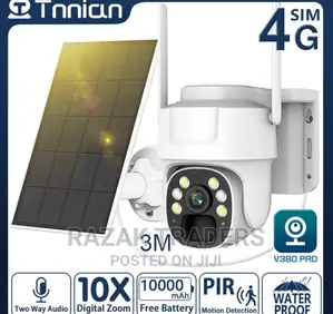 4G SIM Card Outdoor Solar Camera Built-in Battery V380