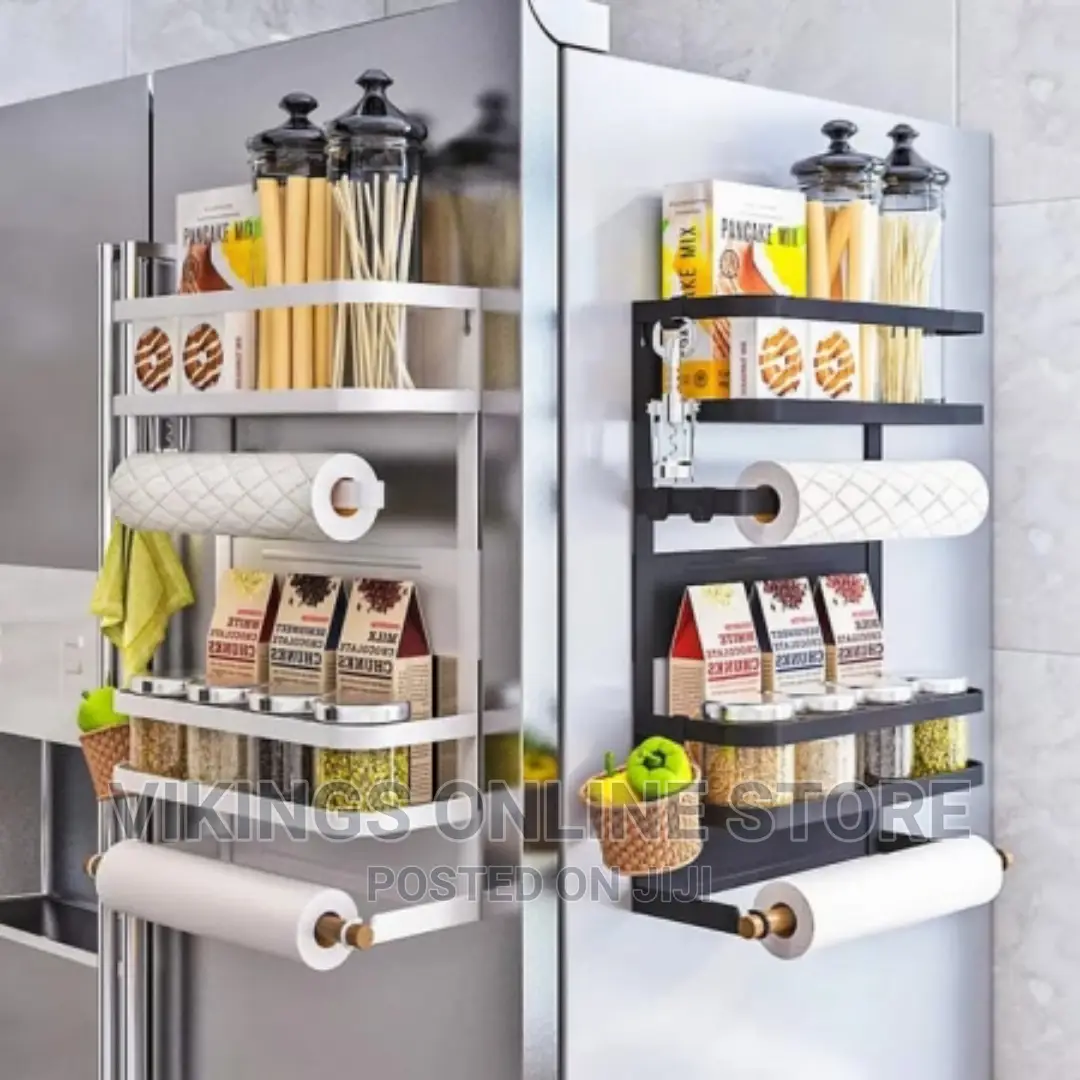 Multipurpose Magnetic Fridge Spice Rack Organizer