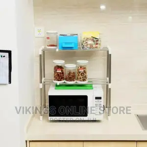 Stainless Steel 2tier Microwave Stand/Multipurpose Organizer