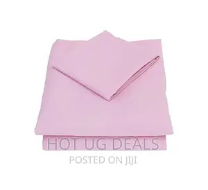 5x6 Double Cotton Bedsheets With 2 Pillowcases - Pink