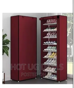 Metallic Shoe Rack 9 Layer