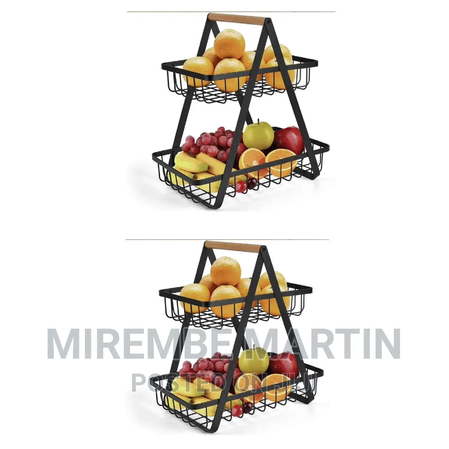 Portable 2 Layer Fruit Rack