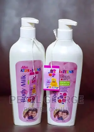 Lilies Kids and Nd Teens Body Milk Lotion- Spf15 American Formula