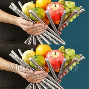 Metallic Fruit Basket