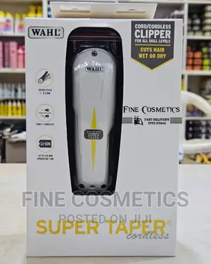 Original WAHL Cordless Super Taper Salon Rechargable Clipper