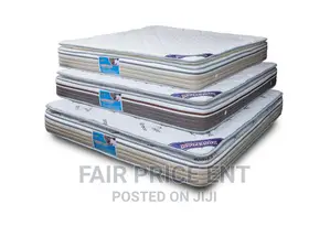 Double Layer Spring Mattress.5x6x12inches.( White)