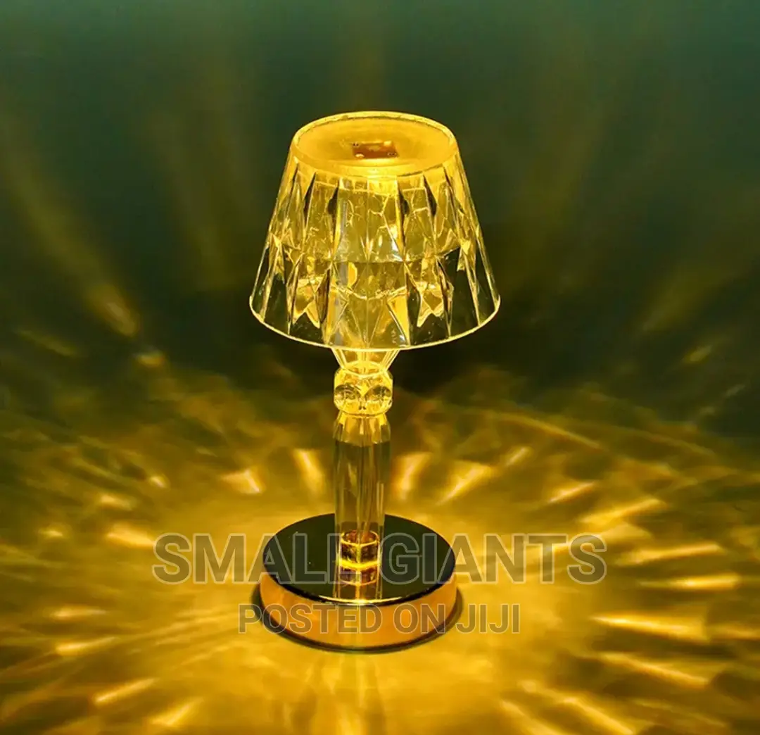 Portable Crystal Diamond Table Lamp