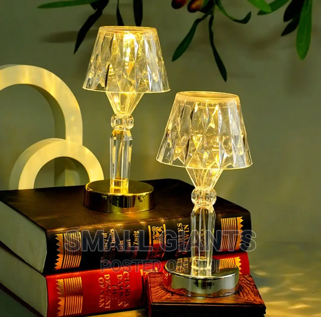 Portable Crystal Diamond Table Lamp