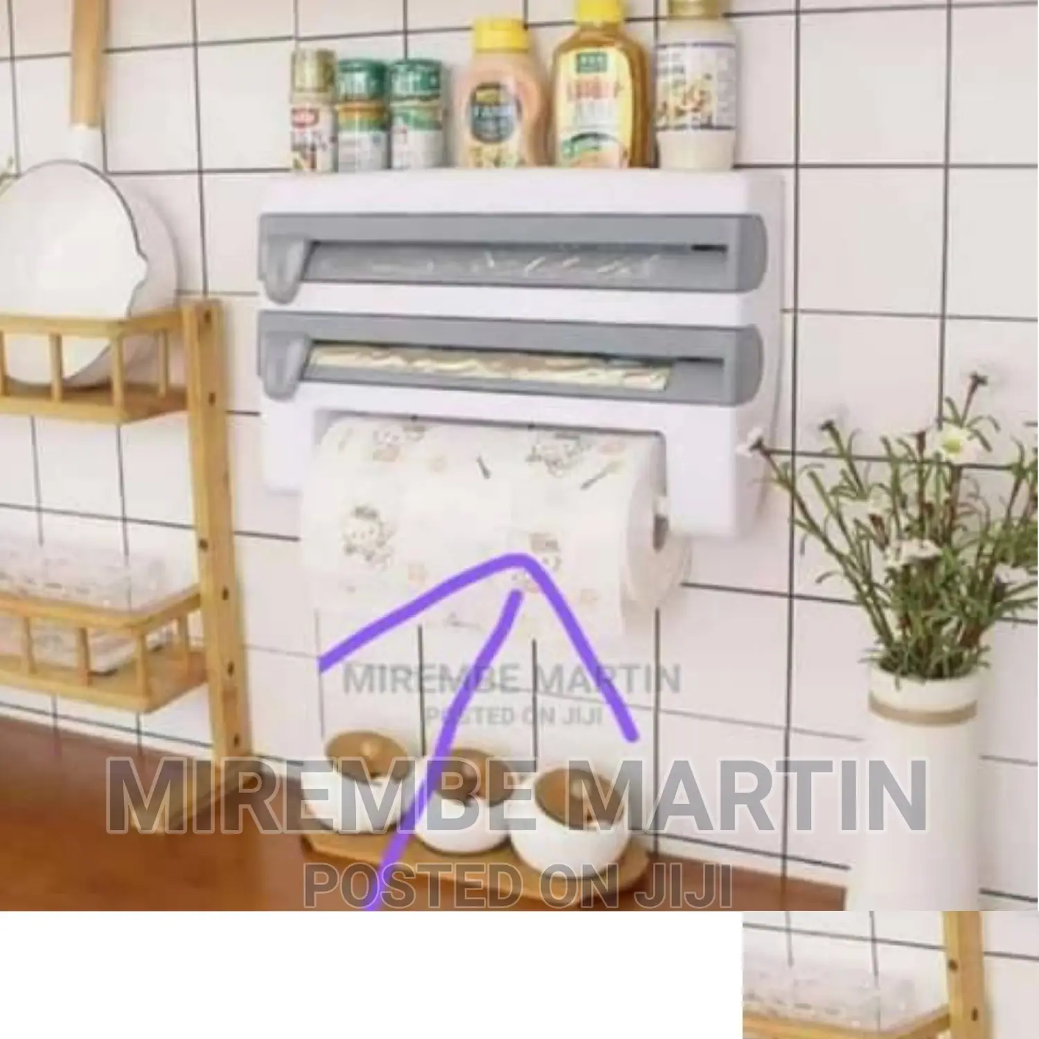 Kitchen Paper Roll Dispenser