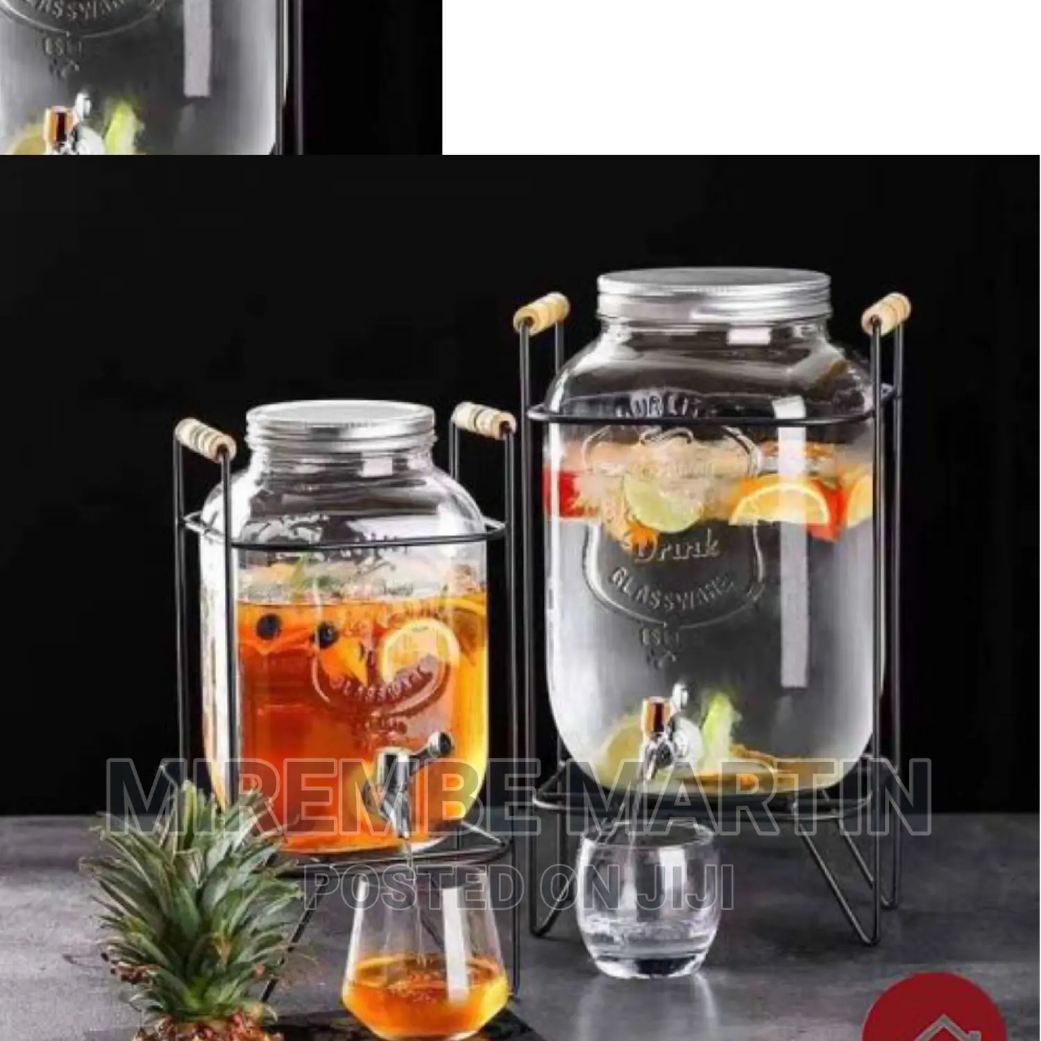 2 Glass Juice Dispenser