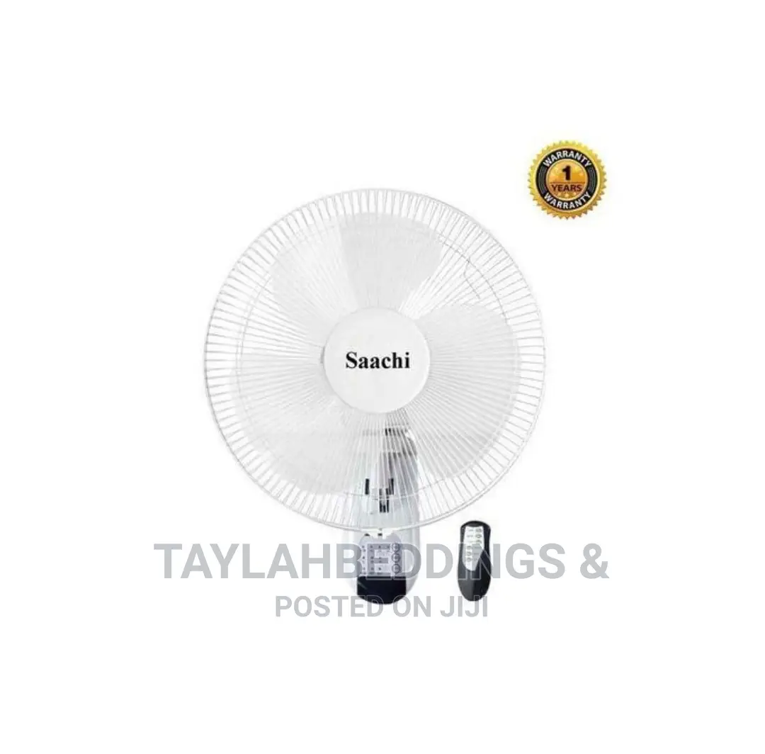 Saachi 16 Inch Wall Fan With Remote Control