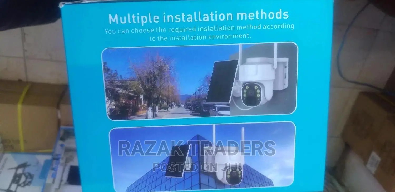 4G SIM Card Outdoor Solar Camera Built-in Battery V380