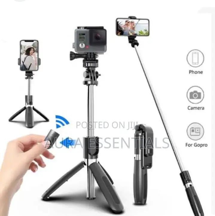 Multifunction Wireless Selfie Stick