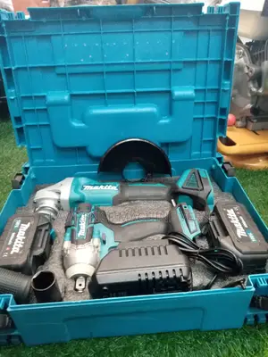 Cordless Grinder, Drill Set