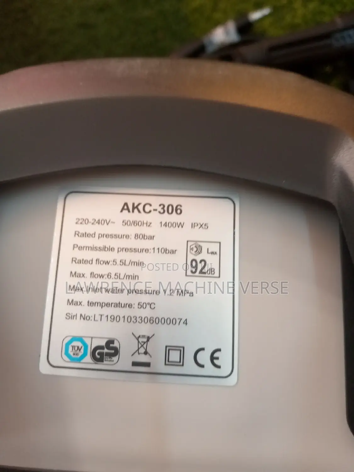 High Pressure Washer