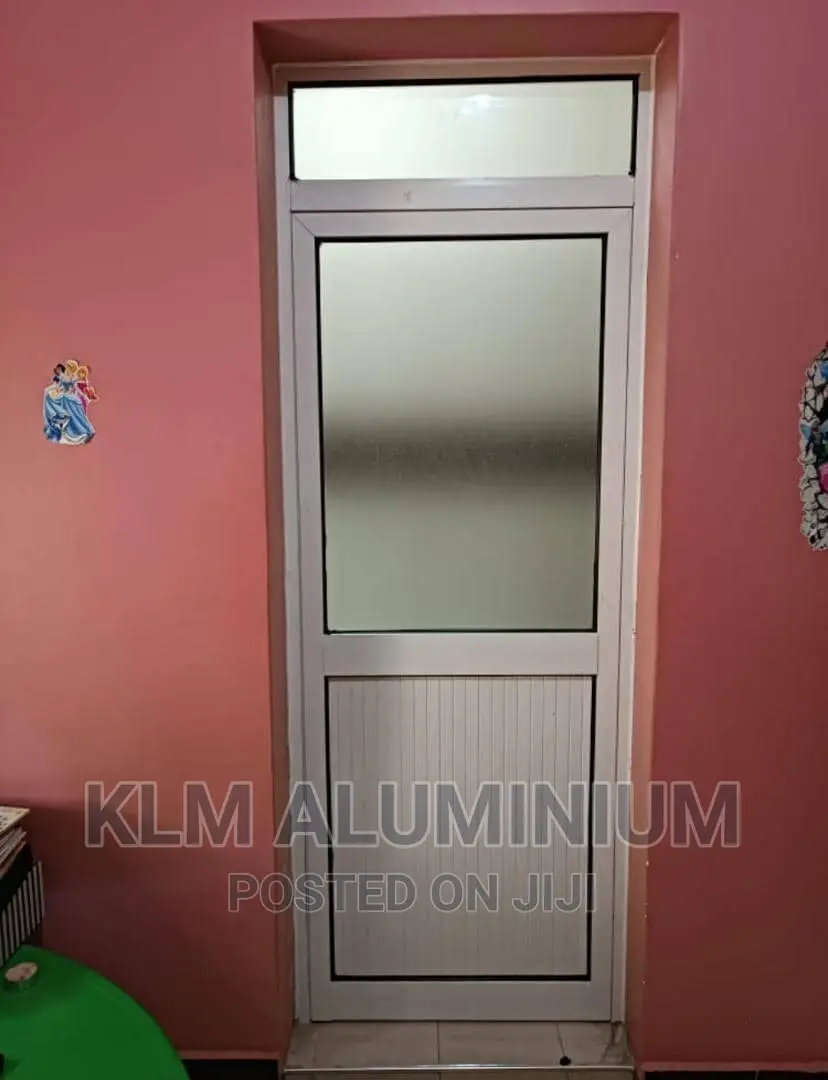 Aluminium Bathroom Single Doors