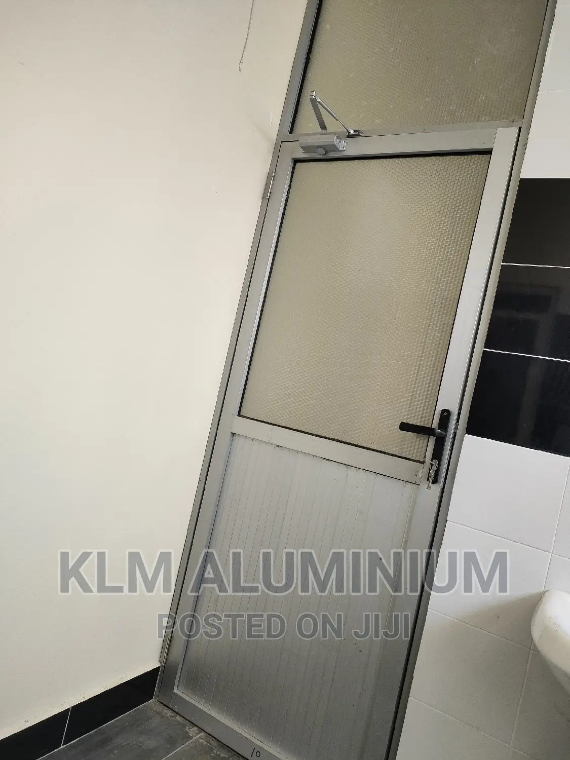 Aluminium Bathroom Single Doors