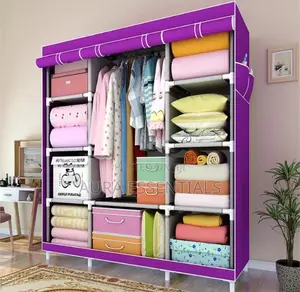 Dustproof 3 Colums Wardrobe
