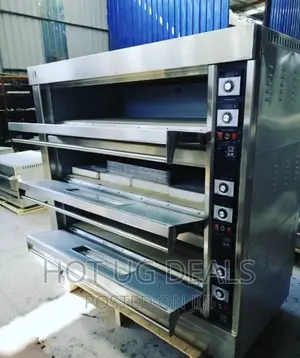 Commercial Baking Electric Oven With 3 Deck And 6 Trays
