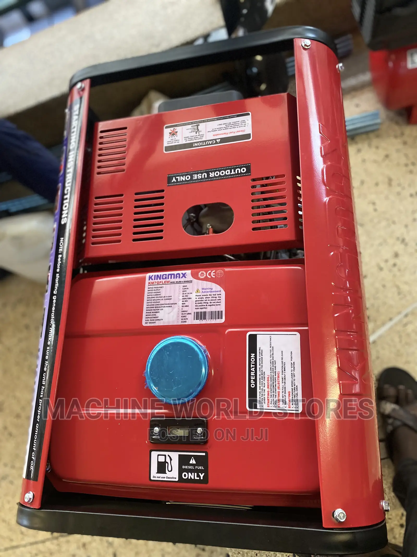 Welding Generator Diesel 160amps Kingmax