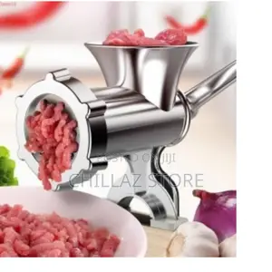 Stainless Steel Manual Meat Grinder.