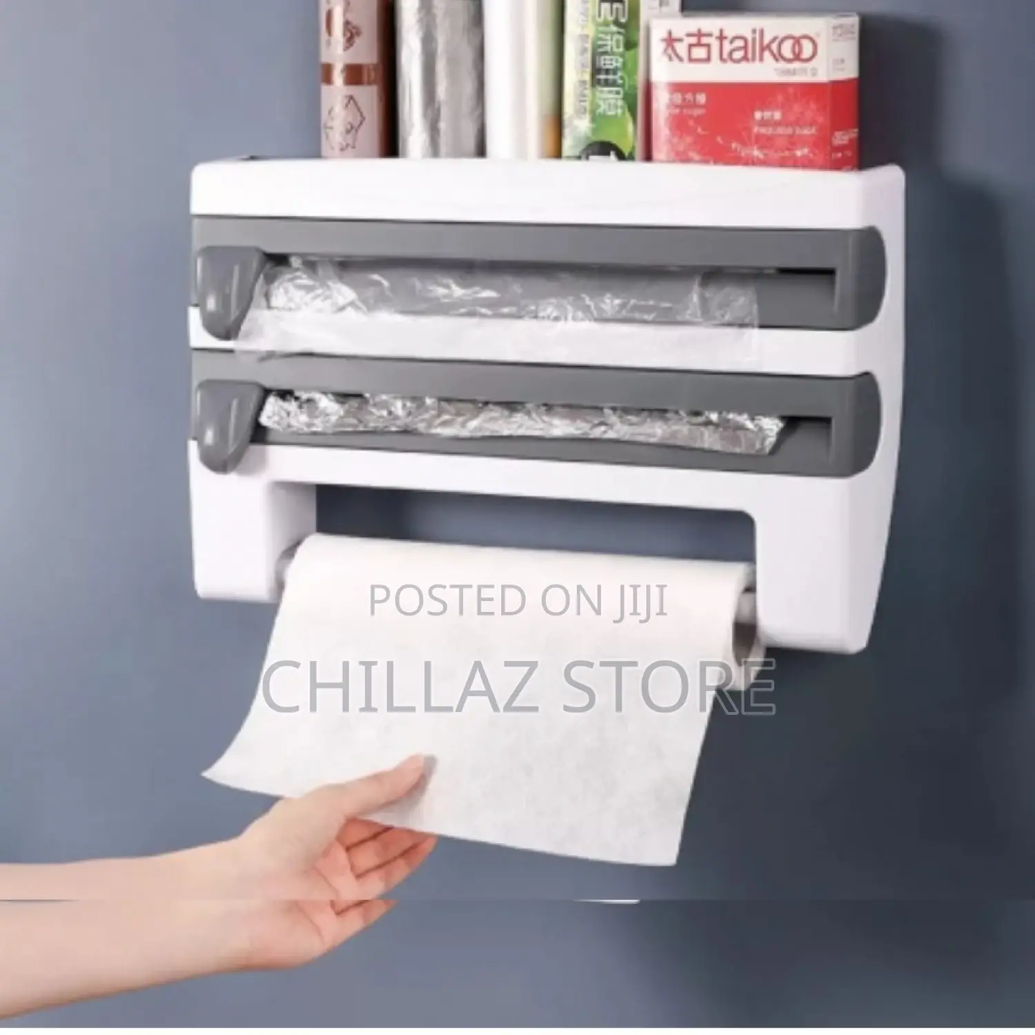 Cling Film Dispenser Storage Rack.