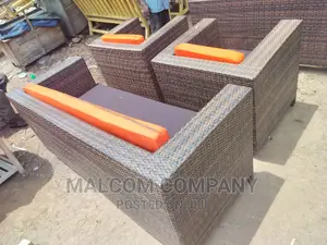 A Set of Plastic Balcony Chairs.
