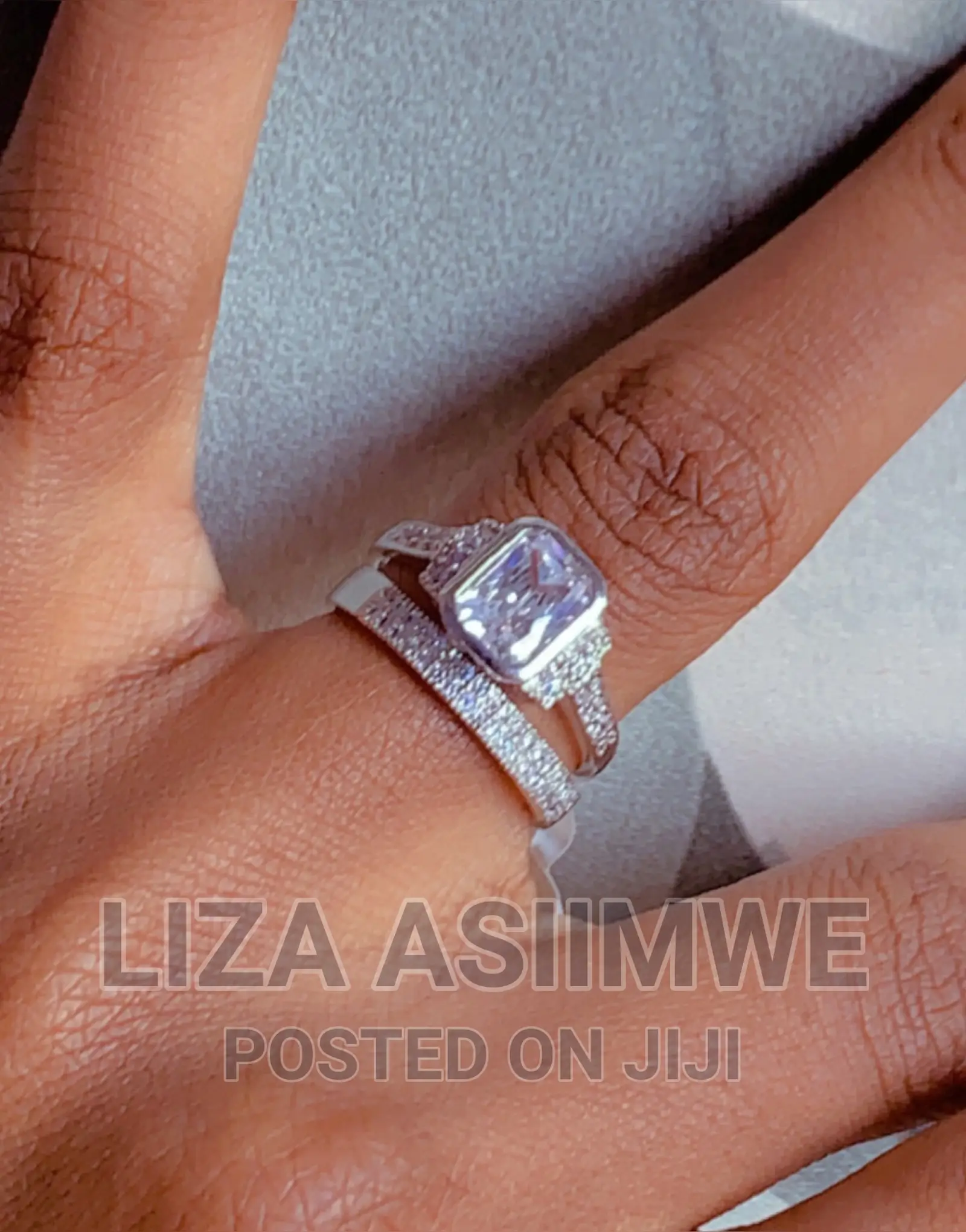 Engagement Ring and Wedding Ring Available in Size 17 (7)