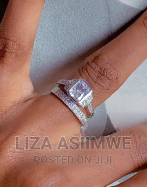 Engagement Ring and Wedding Ring Available in Size 17 (7)