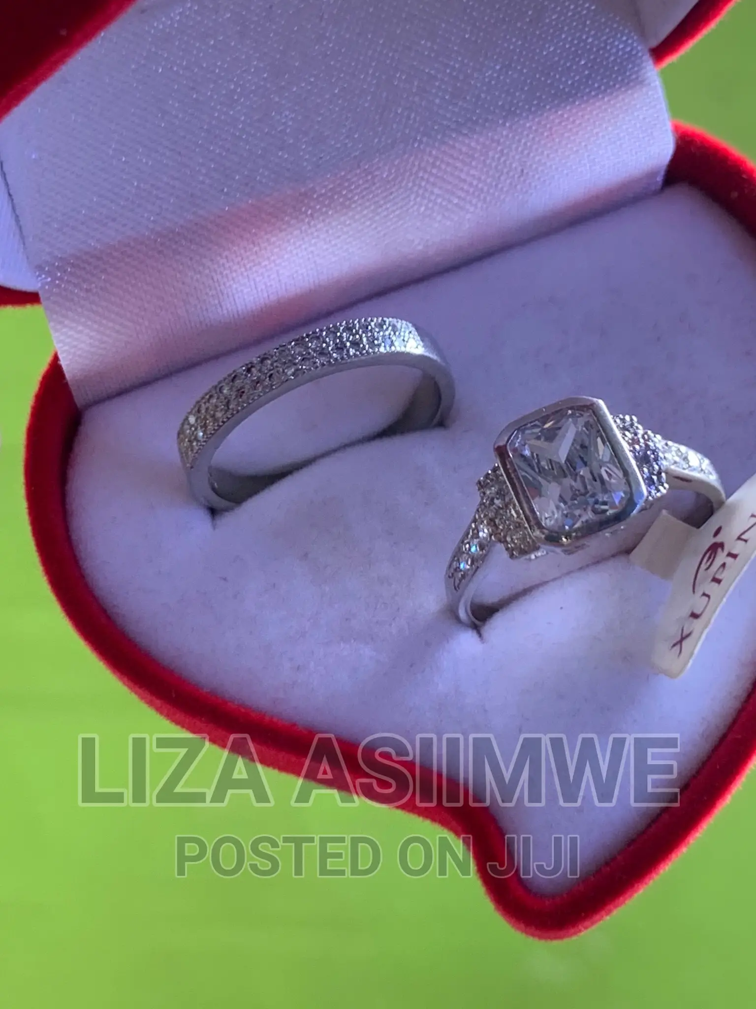 Engagement Ring and Wedding Ring Available in Size 17 (7)
