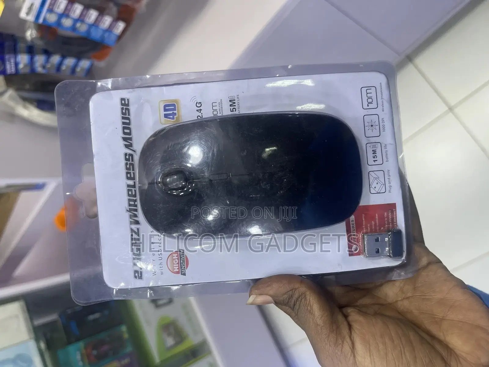 Wireless Mouse With USB Receiver