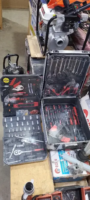187,Pcs Tool Box(Silver Suite Case) (Dec-Offer)