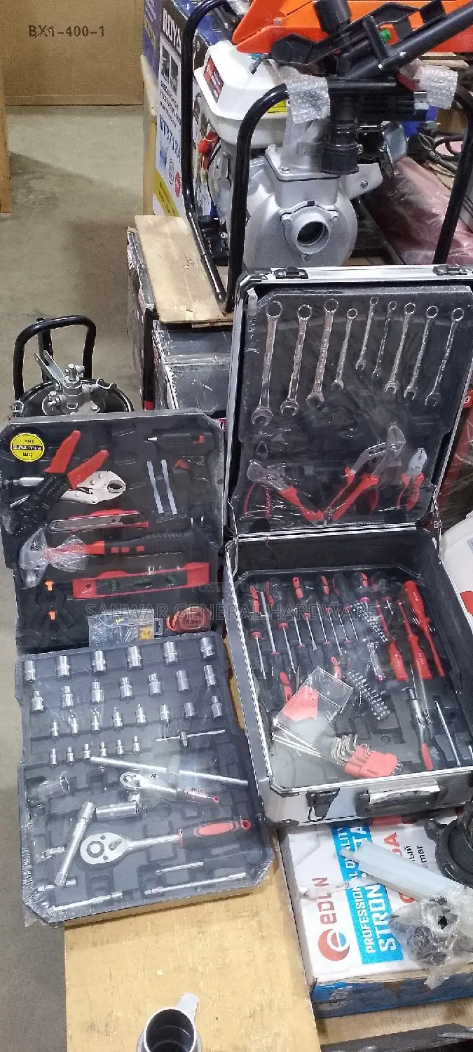 187,Pcs Tool Box(Silver Suite Case) (Dec-Offer)