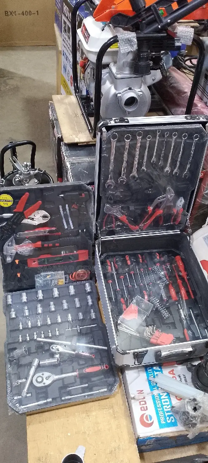 187,Pcs Tool Box(Silver Suite Case) (Dec-Offer)