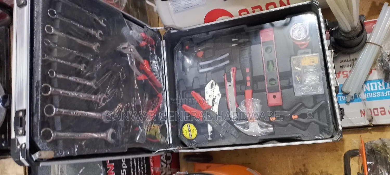 187,Pcs Tool Box(Silver Suite Case) (Dec-Offer)