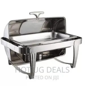 9L Single Roll Top Chafing Dish Glass Buffet Food Warmers